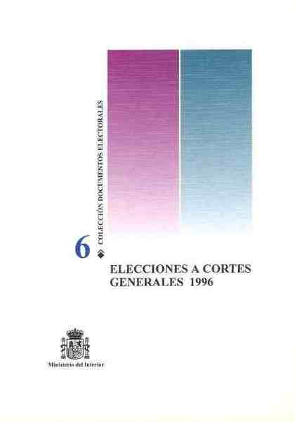 ELECCIONES A CORTES GENERALES 1996.