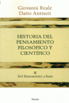 HISTORIA DEL PENSAMIENTO FILOSOFICO Y CIENTIFICO V.2
