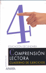 COMPRESIÓN LECTORA, ESO, 2 CICLO. CUADERNO DE EJERCICIOS 4