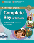 COMPLETE KEY FOR SCHOOLS ST KEY/CD ROM