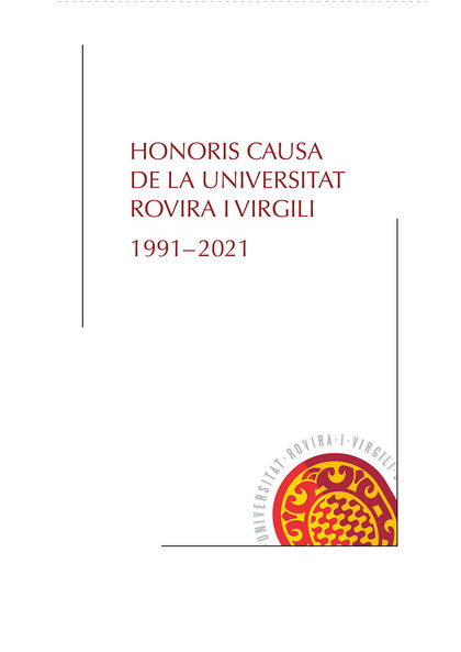 HONORIS CAUSA DE LA UNIVERSITAT ROVIRA I VIRGILI.