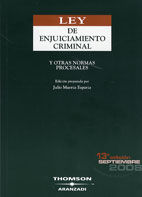 LEY DE ENJUICIAMIENTO CRIMINAL : SEPTIEMBRE 2008