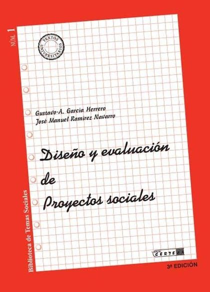 DISEÑO Y EVALUACIÓN DE PROYECTOS SOCIALES