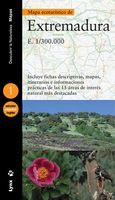 EXTREMADURA E 1:150.000 : MAPA ECOTURÍSTICO DE-- = WILDLIFE TRAVEL MAPS OF SPAIN