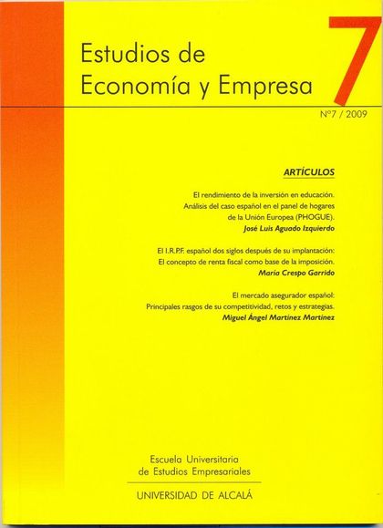 ESTUDIOS DE ECONOMÍA Y EMPRESA. Nº7/ 2009