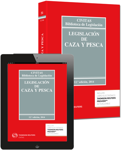 LEGISLACIÓN DE CAZA Y PESCA (PAPEL + E-BOOK)