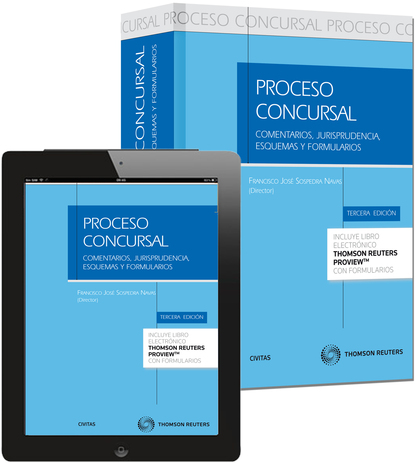 PROCESO CONCURSAL (PAPEL + E-BOOK). COMENTARIOS, JURISPRUDENCIA, ESQUEMAS Y FORMULARIOS ( INCLU