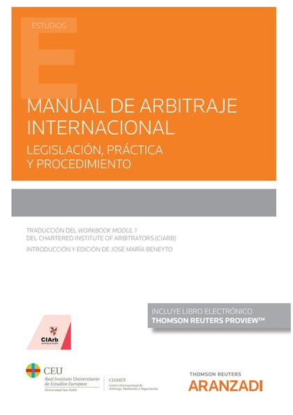 MANUAL DE ARBITRAJE INTERNACIONAL (PAPEL + E-BOOK)