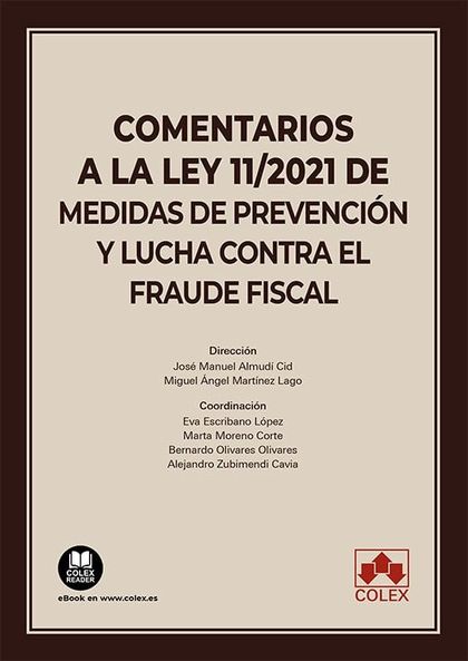 COMENTARIOS A LEY 11/2021 DE MEDIDAS PREVENCION Y LUCHA CON