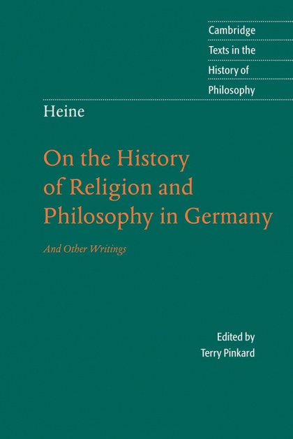 ON THE HISTORY OF RELIGION AND PHILOSOPHY IN GERMANY