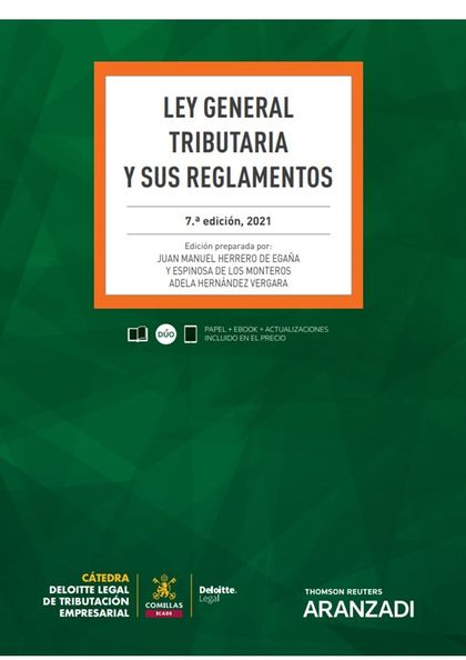 LEY GENERAL TRIBUTARIA Y SUS REGLAMENTOS (PAPEL + E-BOOK).