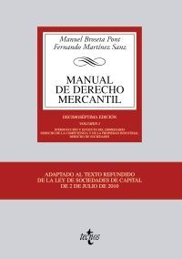 MANUAL DE DERECHO MERCANTIL VOL. I